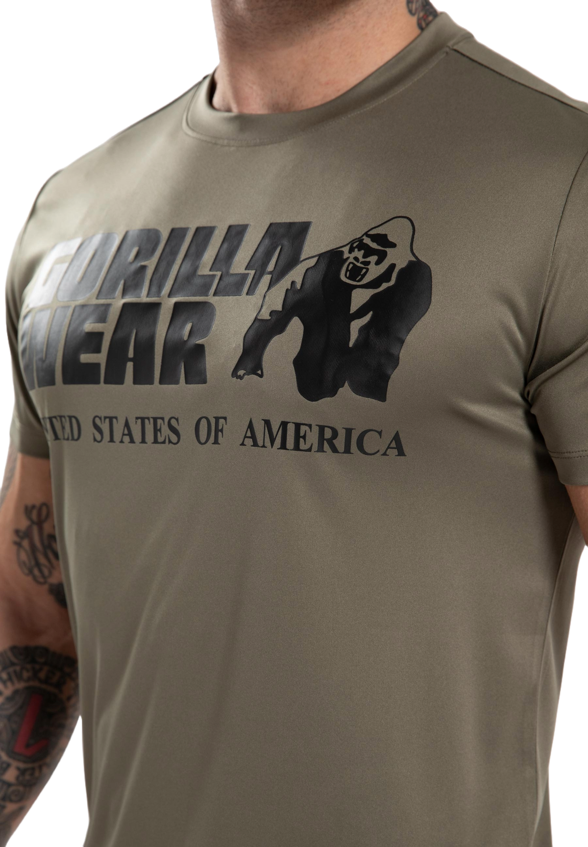 Gorilla Wear Classic Training T-Shirt, army green