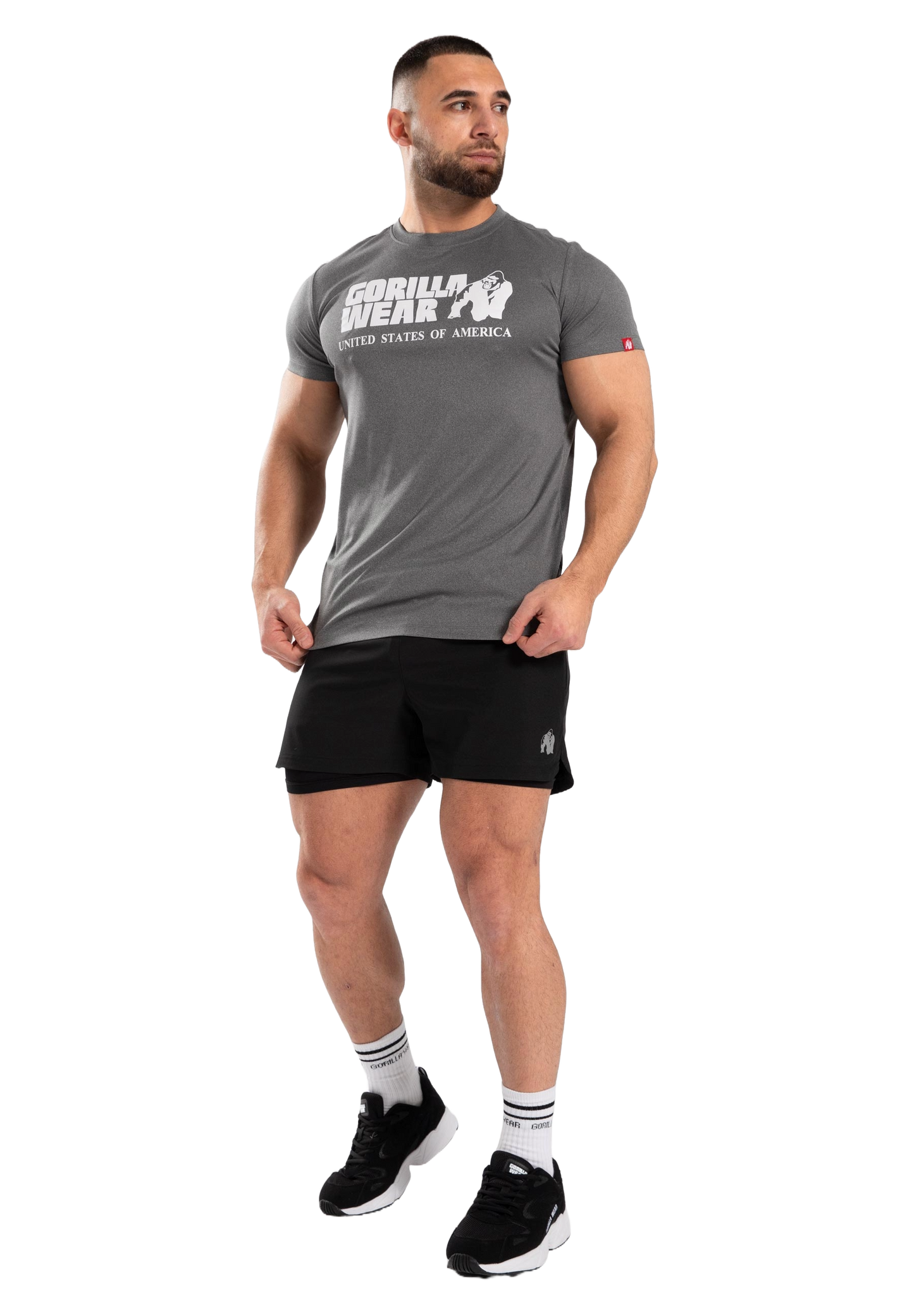 Gorilla Wear Classic Training T-Shirt, grey melange