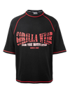 Gorilla Wear Finley Oversized T-Shirt, black/red