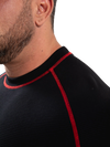 Gorilla Wear Finley Oversized T-Shirt, black/red
