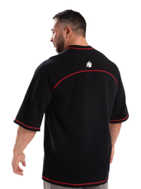 Gorilla Wear Finley Oversized T-Shirt, black/red