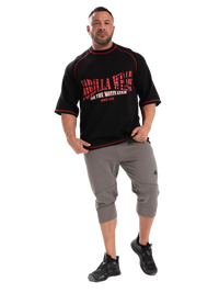 Gorilla Wear Finley Oversized T-Shirt, black/red