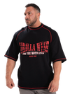 Gorilla Wear Finley Oversized T-Shirt, black/red