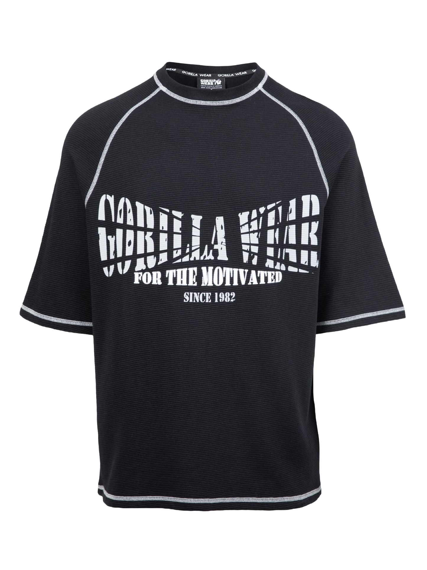Gorilla Wear Finley Oversized T-Shirt, black/grey