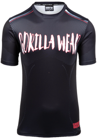Gorilla Wear Clayton T-Shirt, black/red