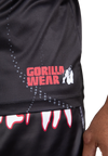 Gorilla Wear Clayton T-Shirt, black/red
