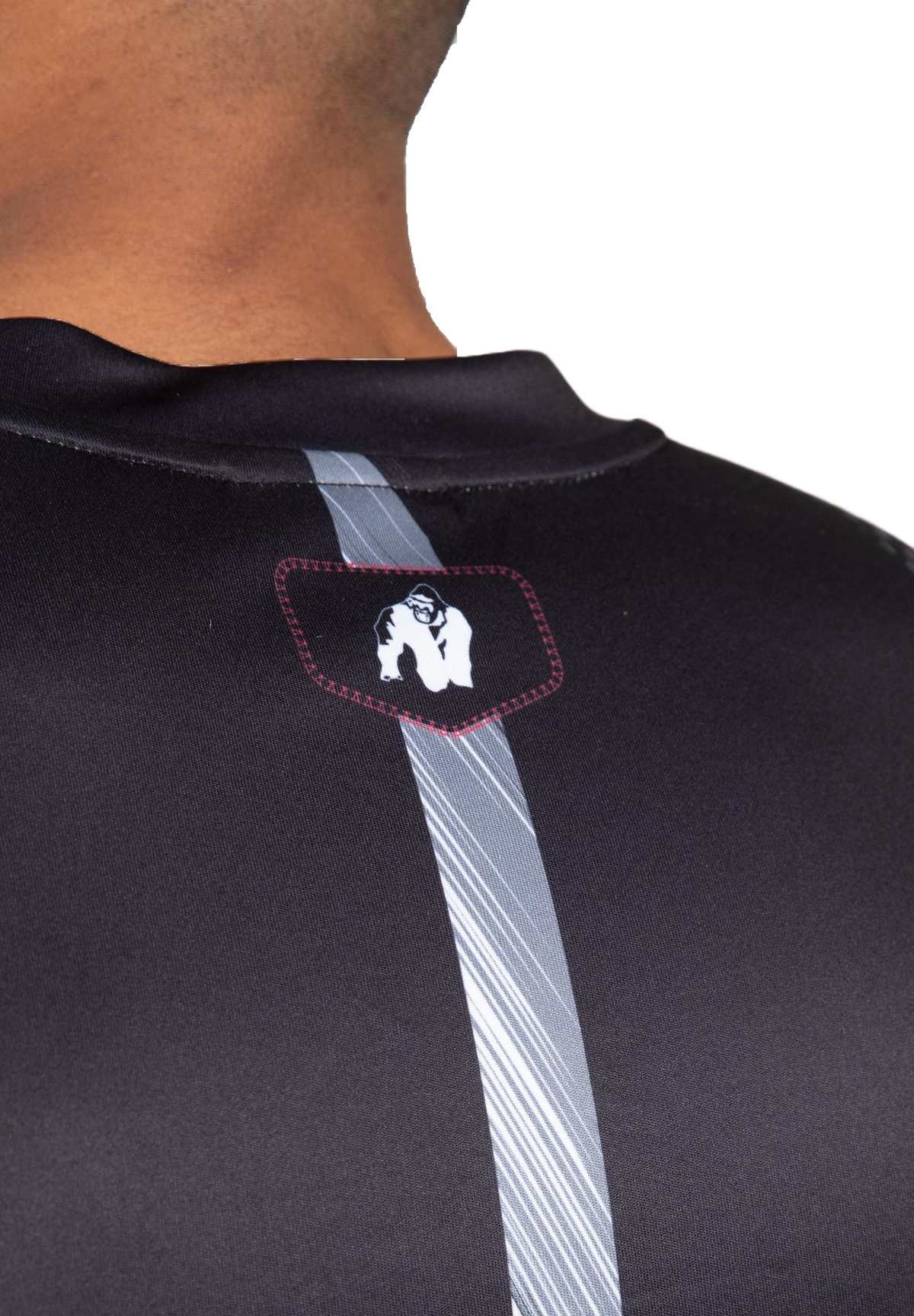 Gorilla Wear Clayton T-Shirt, black/red