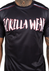 Gorilla Wear Clayton T-Shirt, black/red