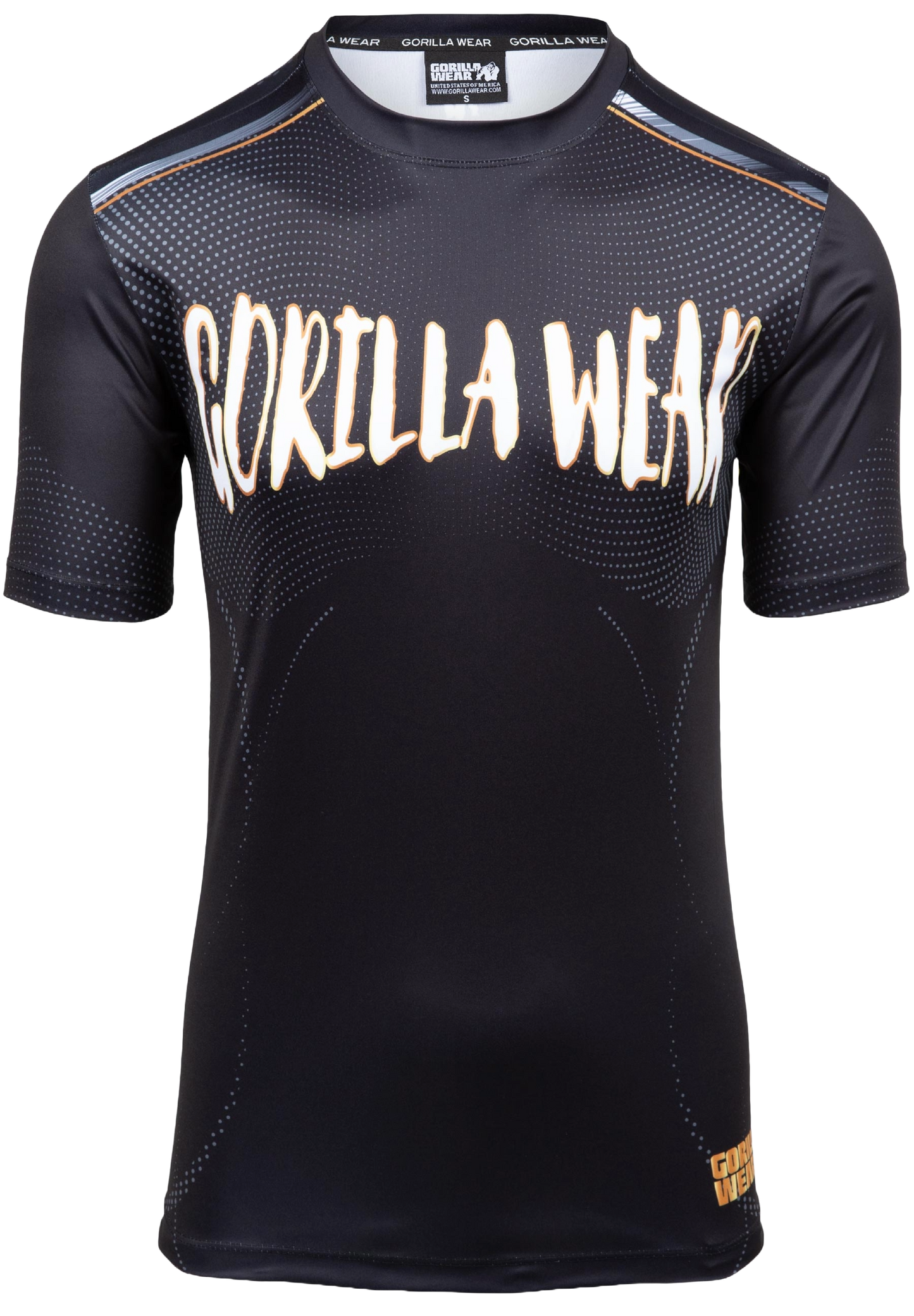 Gorilla Wear Clayton T-Shirt, black/gold