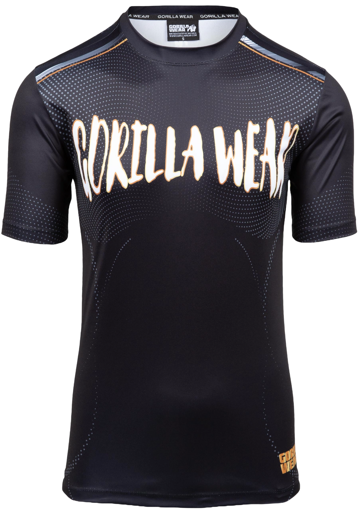 Gorilla Wear Clayton T-Shirt, black/gold