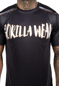 Gorilla Wear Clayton T-Shirt, black/gold