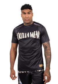 Gorilla Wear Clayton T-Shirt, black/gold