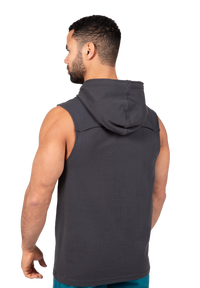 Gorilla Wear Chico S/L Hooded T-Shirt, dark grey