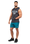Gorilla Wear Chico S/L Hooded T-Shirt, dark grey
