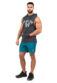 Gorilla Wear Chico S/L Hooded T-Shirt, dark grey