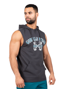 Gorilla Wear Chico S/L Hooded T-Shirt, dark grey