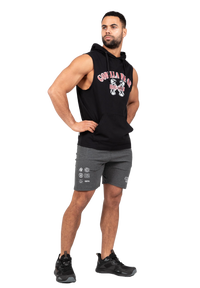 Gorilla Wear Chico S/L Hooded T-Shirt, black