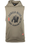 Gorilla Wear Marshall Sleeveless Hoodie, army green