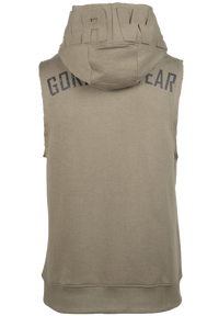 Gorilla Wear Marshall Sleeveless Hoodie, army green