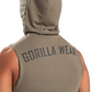 Gorilla Wear Marshall Sleeveless Hoodie, army green