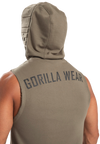 Gorilla Wear Marshall Sleeveless Hoodie, army green