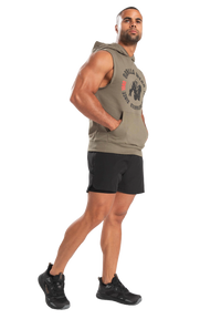Gorilla Wear Marshall Sleeveless Hoodie, army green