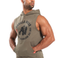 Gorilla Wear Marshall Sleeveless Hoodie, army green