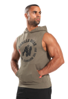 Gorilla Wear Marshall Sleeveless Hoodie, army green
