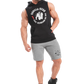 Gorilla Wear Marshall Sleeveless Hoodie, black