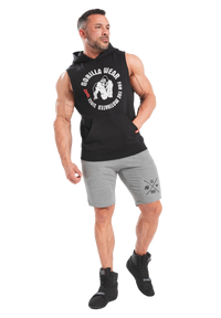 Gorilla Wear Marshall Sleeveless Hoodie, black