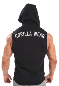 Gorilla Wear Marshall Sleeveless Hoodie, black
