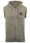 Gorilla Wear Silverdale Sleeveless Hoodie, army green