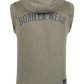 Gorilla Wear Silverdale Sleeveless Hoodie, army green