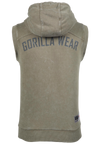 Gorilla Wear Silverdale Sleeveless Hoodie, army green