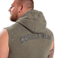 Gorilla Wear Silverdale Sleeveless Hoodie, army green