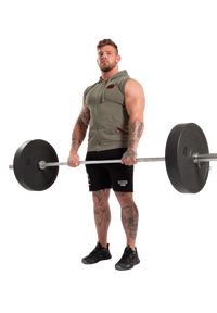 Gorilla Wear Silverdale Sleeveless Hoodie, army green