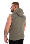 Gorilla Wear Silverdale Sleeveless Hoodie, army green