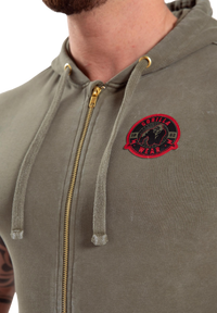 Gorilla Wear Silverdale Sleeveless Hoodie, army green