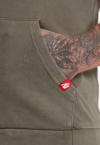 Gorilla Wear Silverdale Sleeveless Hoodie, army green