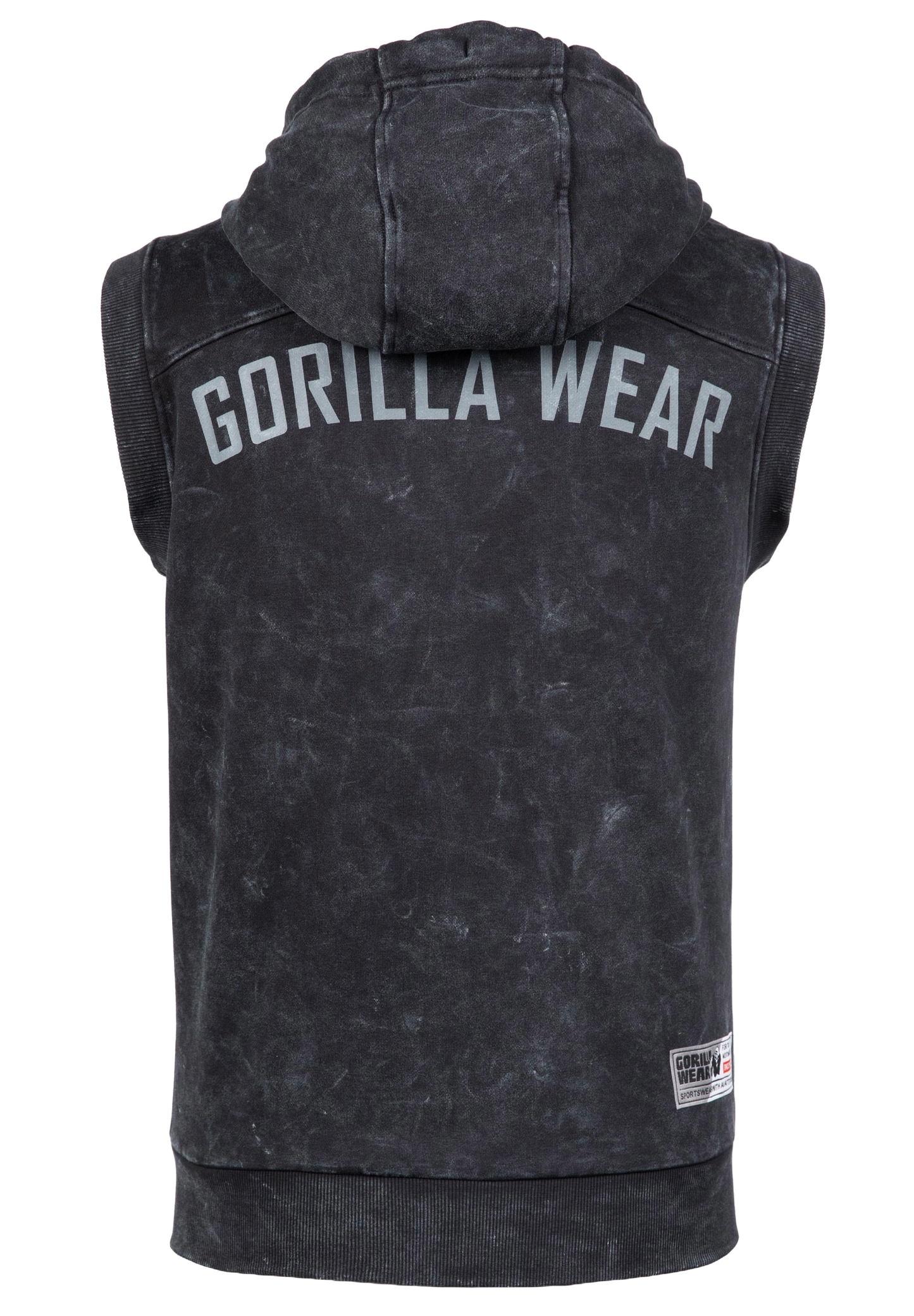 Gorilla Wear Silverdale Sleeveless Hoodie, black