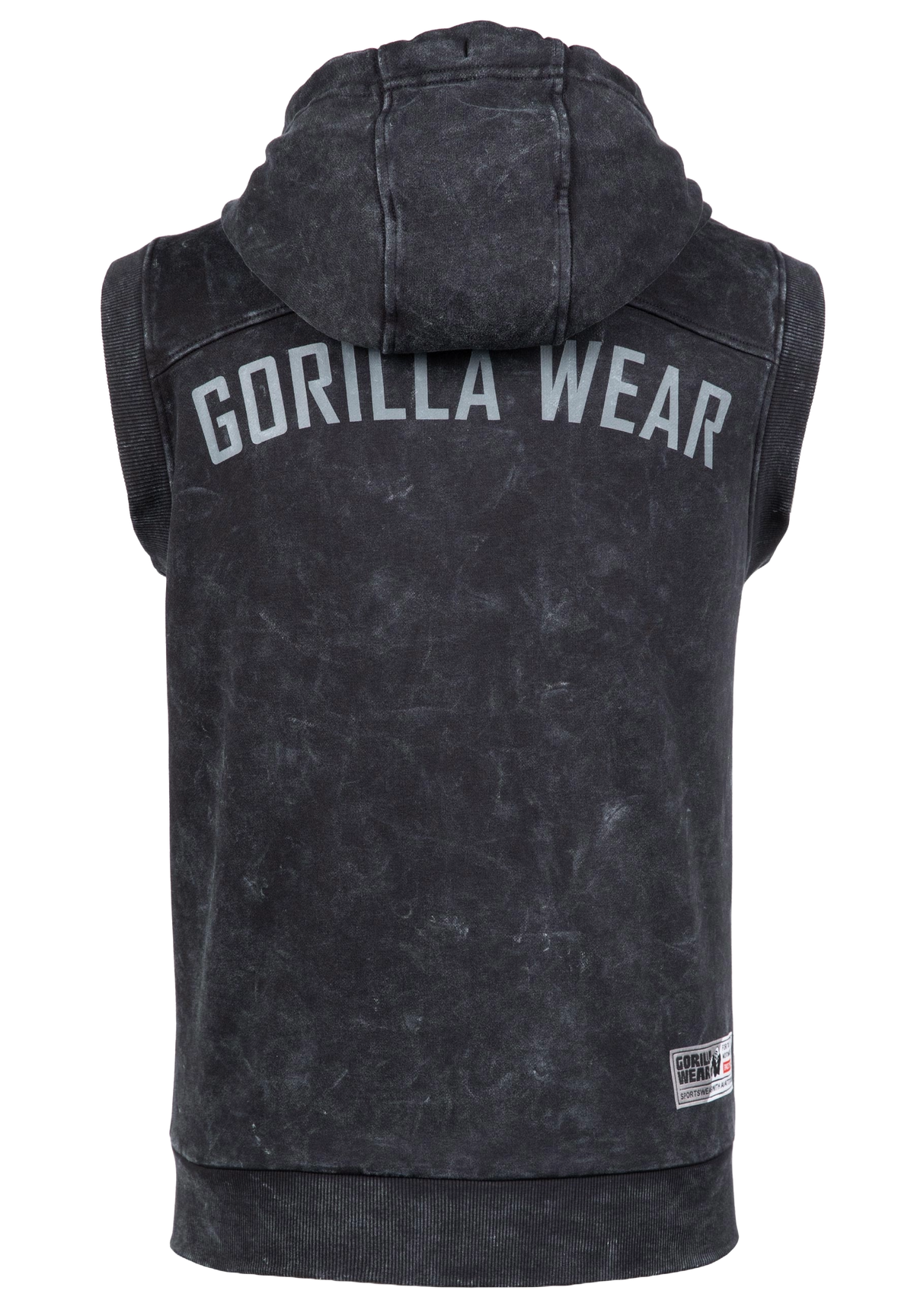 Gorilla Wear Silverdale Sleeveless Hoodie, black