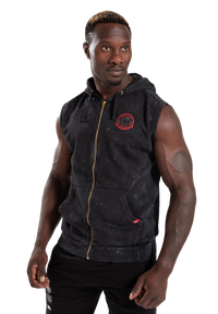 Gorilla Wear Silverdale Sleeveless Hoodie, black