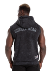 Gorilla Wear Silverdale Sleeveless Hoodie, black