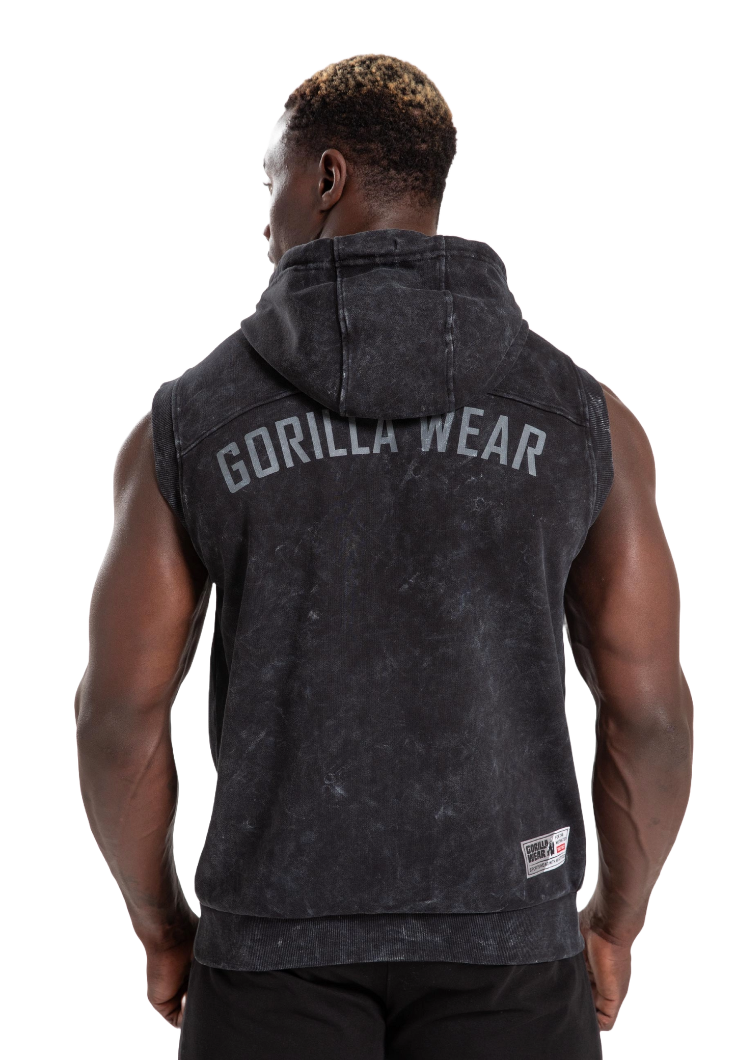 Gorilla Wear Silverdale Sleeveless Hoodie, black