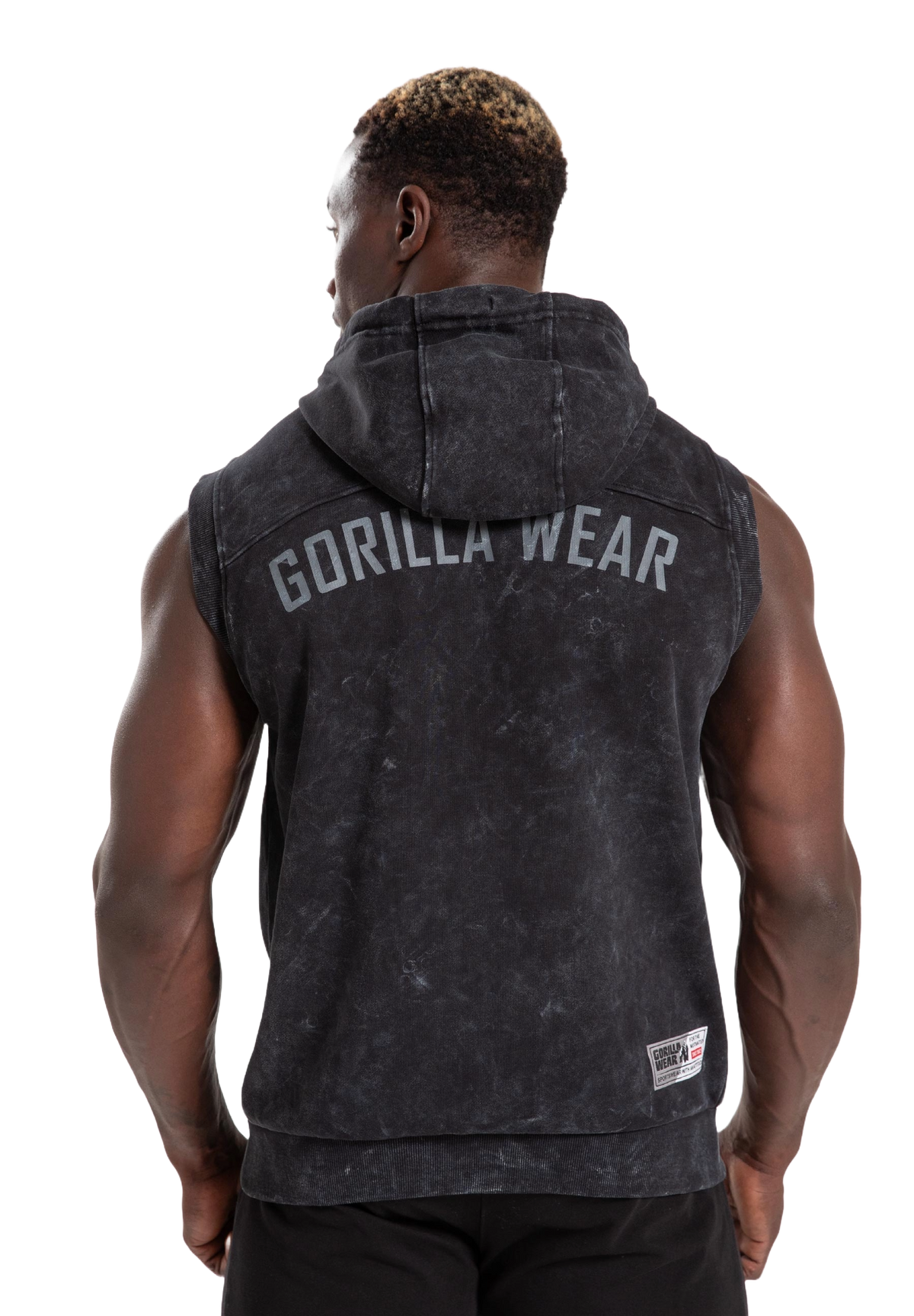 Gorilla Wear Silverdale Sleeveless Hoodie, black