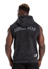 Gorilla Wear Silverdale Sleeveless Hoodie, black