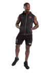 Gorilla Wear Silverdale Sleeveless Hoodie, black