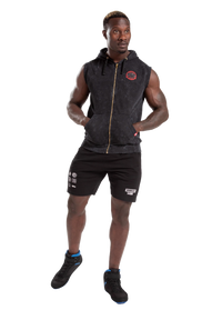 Gorilla Wear Silverdale Sleeveless Hoodie, black