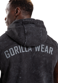 Gorilla Wear Silverdale Sleeveless Hoodie, black