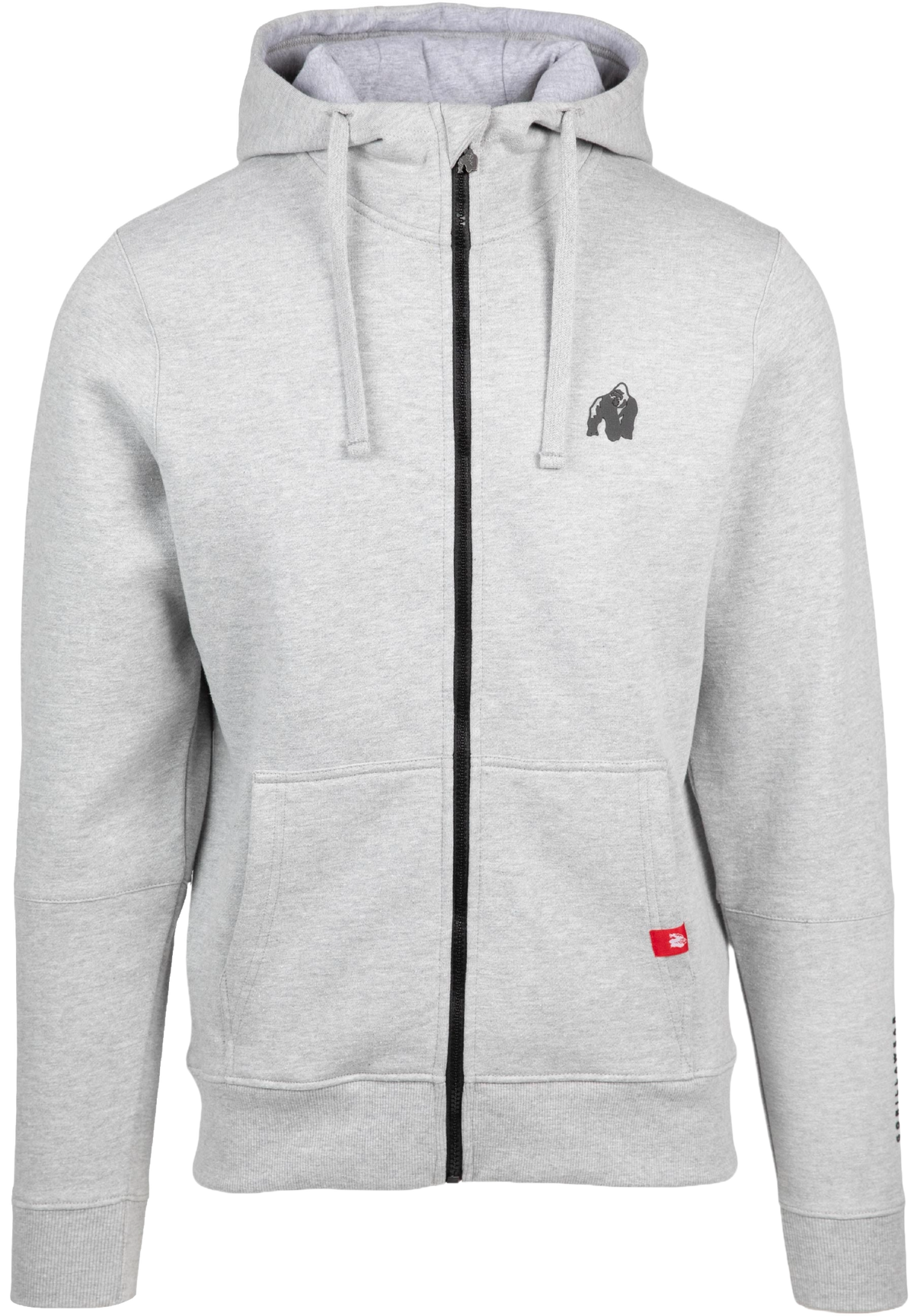 Gorilla Wear Leon Zipped Hoodie, grey